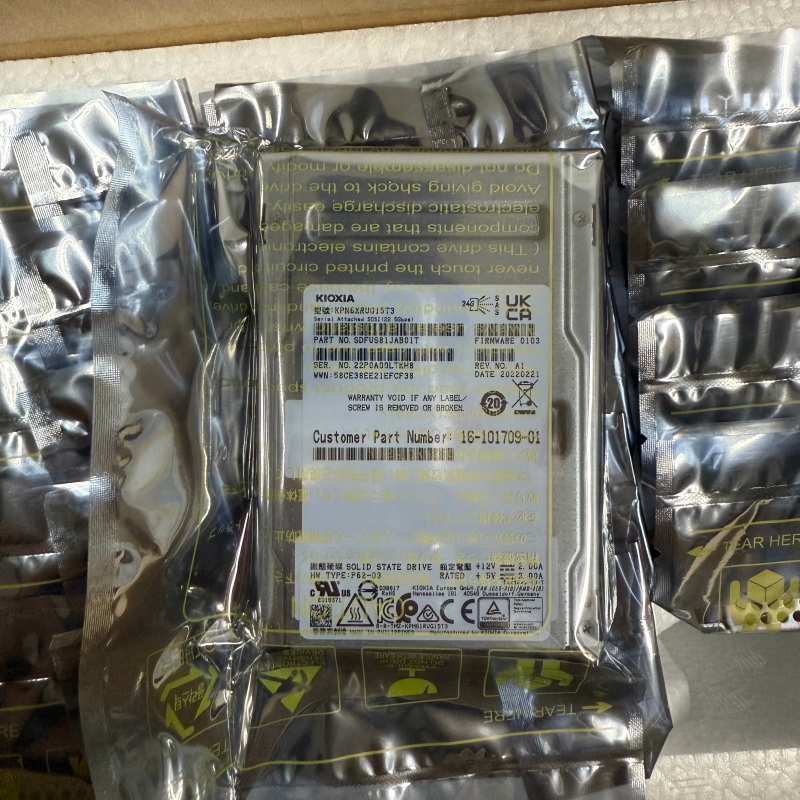 KIOXIA KPM6XRUG15T3 SAS 24G SSD NEW
